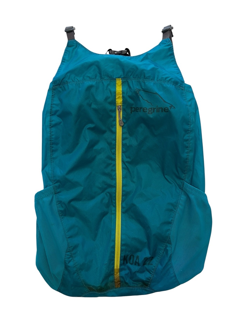 Peregrine Teal Pack with Yellow Center Zip